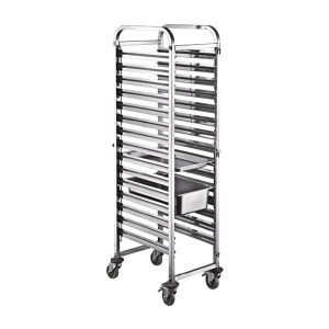 Carro porta bandejas de 01 y 02 columnas