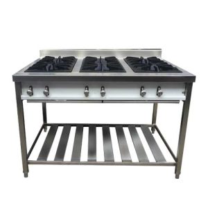 Cocina a gas de 08 hornillas