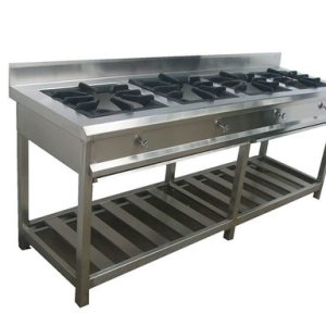 Cocina mural industrial a gas de 04 hornillas